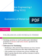 L9. Economics of Metal Cutting1