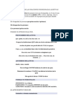 Características de Las Oraciones Subordinadas Adjetivas