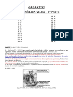 LM1 República Velha Gabarito