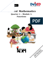 General Mathematics: Quarter 1 - Module 1: Functions