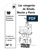 Sobre Estado, Nación y Patria