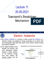 Townsend's Breakdown Mechanism: High Voltage Engineering (18EL) Chapter 1 by DR Suhail Khokhar