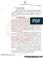 JNPE Nro. 5 Quick Services S.A. y Otros S Infracción Ley 24.769