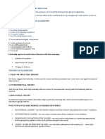 Leadership and Supervisory Behavior: Leadership Appears in Social Science Literature With Three Meanings