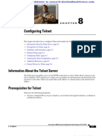 Configuring Telnet: Information About The Telnet Server