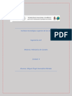 Investigacion Tema 4, Hidraulica de Canales, Miguel Angel Avendaño Mendez