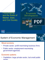 Development Policymaking and The Roles of Market, State, and Civil Society