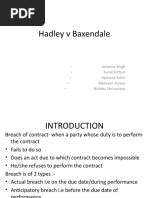 Hadley V Baxendale: - Jasleena Singh - Kunal Kothari - Upasana Sahni - Manveen Arneja - Nishtha Shrivastava