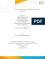 Unidad 3 - Paso 5 - Conclusión y Reflexión de La Psicopatología Desde La Mirada Biopsicosocial