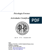 Revista APFRA - AÑO 30-Nº31-2019 - PSICOLOGIA FORENSE