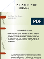 Exposicion de Legalizacion de Firmas