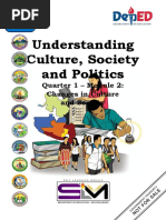 Understanding Culture, Society and Politics