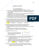 Bsa Online Quiz 1 - Overview of Accounting