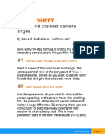 Cheat Sheet: How To Find The Best Camera Angles