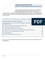 Questions and Considerations For SSVF Rapid Resolution System-Wide Planning