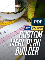 Custom Meal Plan Builder: Built