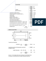 Base Plate Design - Concrete Beam Theory