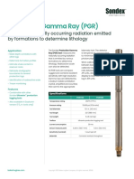 Sondex Production Gamma Ray PGR Spec