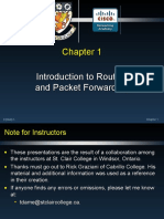 Introduction To Routing and Packet Forwarding