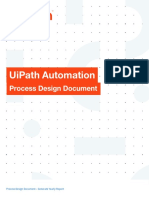 Generate Yearly Report - Process Design Document PDF