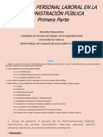 Tema 3. El Personal Laboral en La Administración Pública. 1 Parte