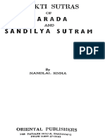 Bhakti Sutras of Narada and Sandilya Sutram