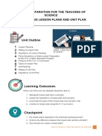 Unit II. 2.5DESIGNING LESSON PLANS AND UNIT PLAN