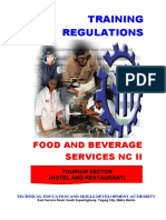 TR F & B Services NC II