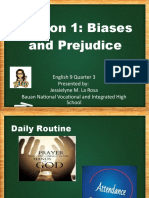 Bias and Prejudice