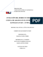 Evolucion Del Borde Occidental de La Cuenca de Abanico en El Extremo