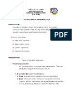 Types of Curr Organization