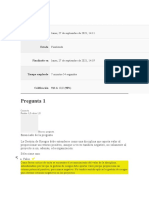 Evaluación C1 Riesgos en Proyectos