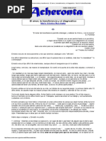 Acheronta 24 - Inconsciente y Transferencia - El Amor, La Transferencia y El Diagnostico - María Cristina Bacchetta