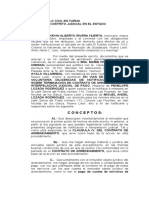 2 Diligencias de Notificación Judicial Sobre Terminación de Contrato (Arrendamiento)