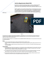 Floor Resistance Testing With The Megohmmeter Model 6536: Setup