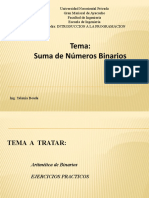 Tema. Suma de Binarios