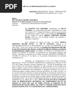 PRESCRIPCION PREDIAL DE Arbitrios Municipales 2020