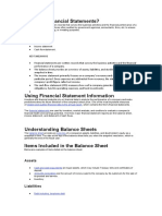 What Are Financial Statements?: Assets