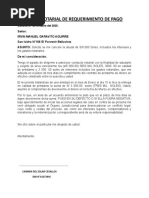 Carta Notarial DEL ZOLAR