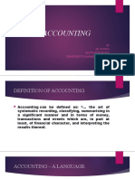 1 2 3 of Accounting: BY Ms. Jyothi G Assistant Professor Department of Management Studies Nmit