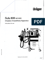 Suih 808: M/V/MV Inhalation Anaesthesia Apparatus