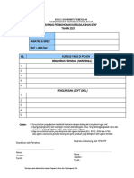 Borang Training Need Analysis