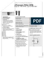 Up To 140 L/min, Up To 400 Bar: Pressure Filter HFM