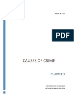 Causes of Crime: Utah State Board of Education Career and Technical Education