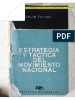 Estrategia y Táctica Movimiento Nacional (Arturo Frondizi)