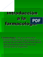 Introduccion A La Farmacologia