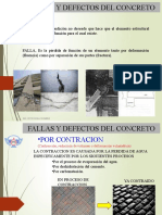 Fallas y Defectos Del Concreto.