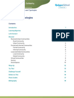 Community Typologies: Lesson 2.3