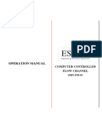 Operation Manual: Computer Controlled Flow Channel