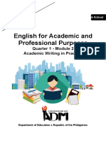 EAPP11 Q1 Mod2 Academic Writig in Practice Version3